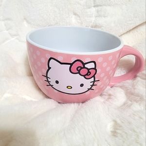 Hello Kitty pink & polka dots mug